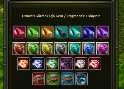 Oyun İçi Fragment / Gem / Treasure Chest Box Droplarını Görme