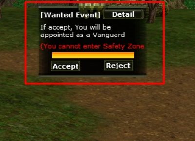 Wanted Event (VanGuard Ödül Avcısı)